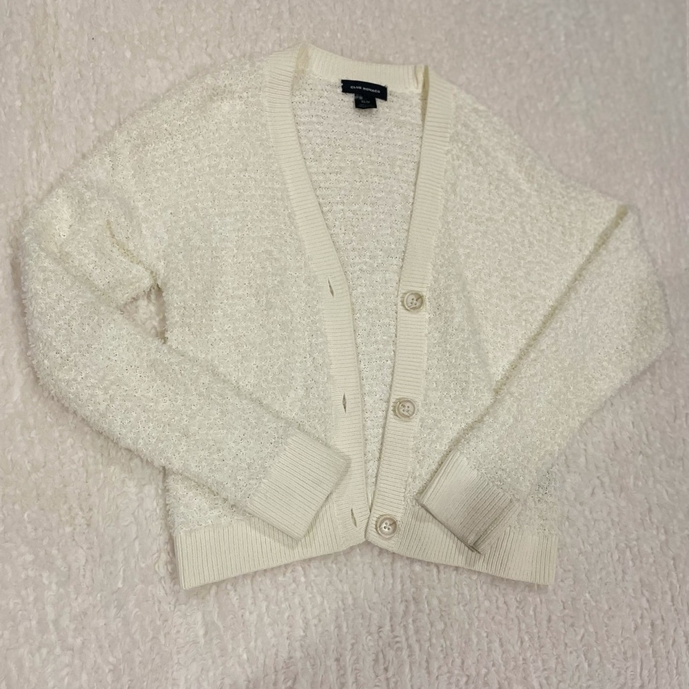 Club Monaco Bouclé Cardigan - Picture 5 of 10